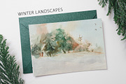 Winter Landscapes, a Seasonal Illustration by Design X0 (Thumbnail 7 of 16)