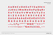 Bayou Block, a Font by VarsityType® (Thumbnail 7 of 7)