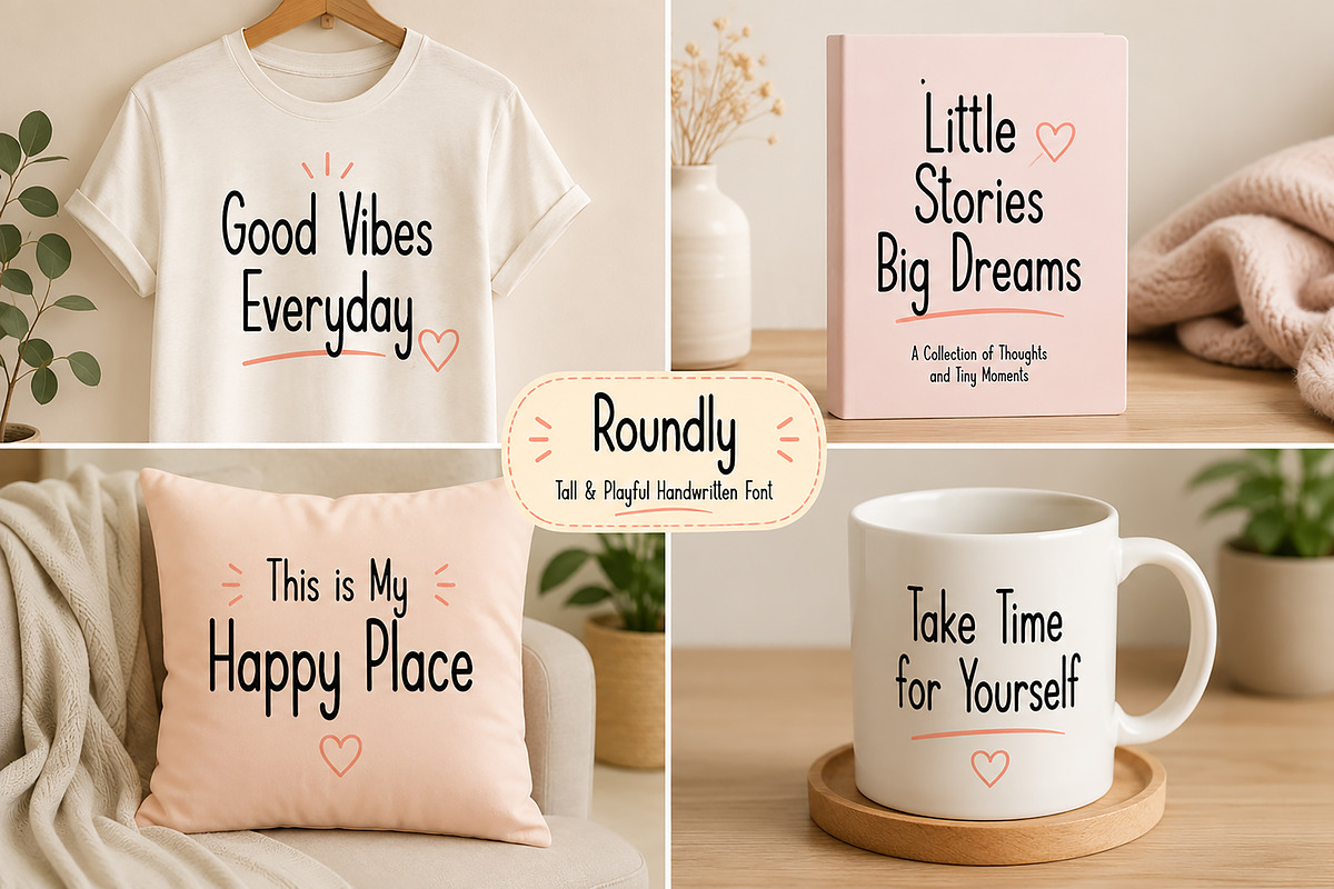 Roundly, a Handwritten Font by Wow Magic (Photo 2 of 3)