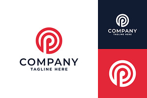 Letter P initial logo, a Branding & Logo Template by Saba Vector