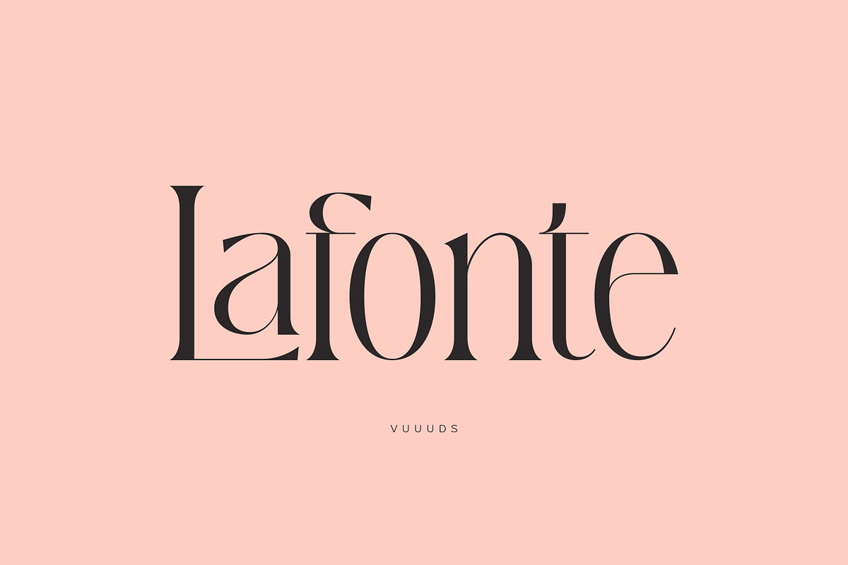 Lafonte Font, a Serif Font by vuuuds (Photo 1 of 13)