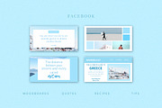 Blue | Facebook post templates pack, a Social Media Template by Nassiie (Thumbnail 3 of 5)