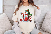 Funny Cute Snowman Png Christmas PNG, an Illustration by Dream Creation (Thumbnail 5 of 5)