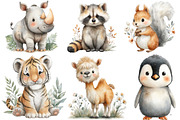 Safari Animals Clipart, an Illustration by DreamCafeArt (Thumbnail 4 of 6)