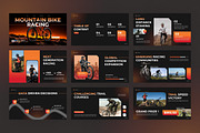 Mountain Bike Racing Google Slides, a Presentation Template by Loin Studio (Thumbnail 3 of 4)
