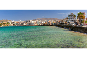 Panoramic View of Chania Coastline, an Architecture Photo by kavalenkava