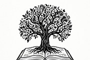 Elegant dream tree silhouette design, a Healthcare Illustration by Amazin_art (Thumbnail 32 of 43)