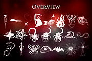 22 Scary Illustrations(SVG and more), a Brush Add-On by xresch (Thumbnail 2 of 8)