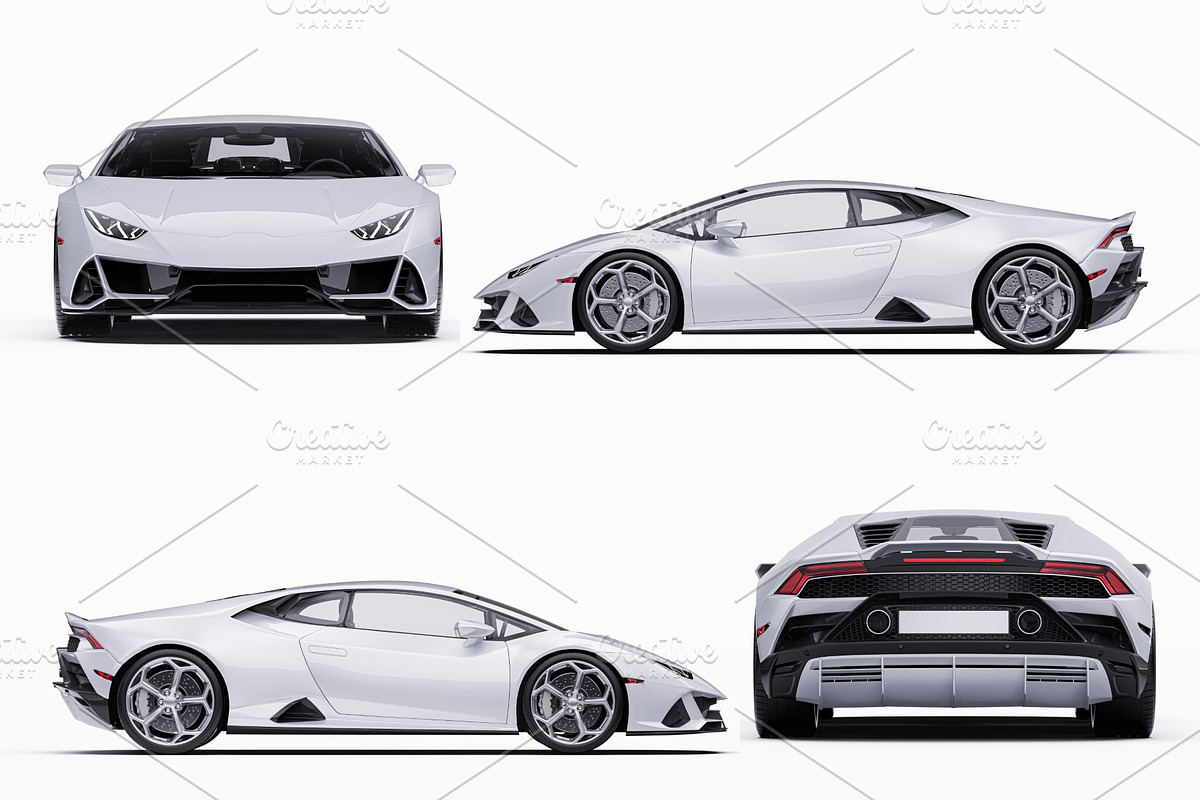 Super Performance Sport Coupe Set, an Advertising Mockup by Halal Graphic Studio (Photo 11 of 12)