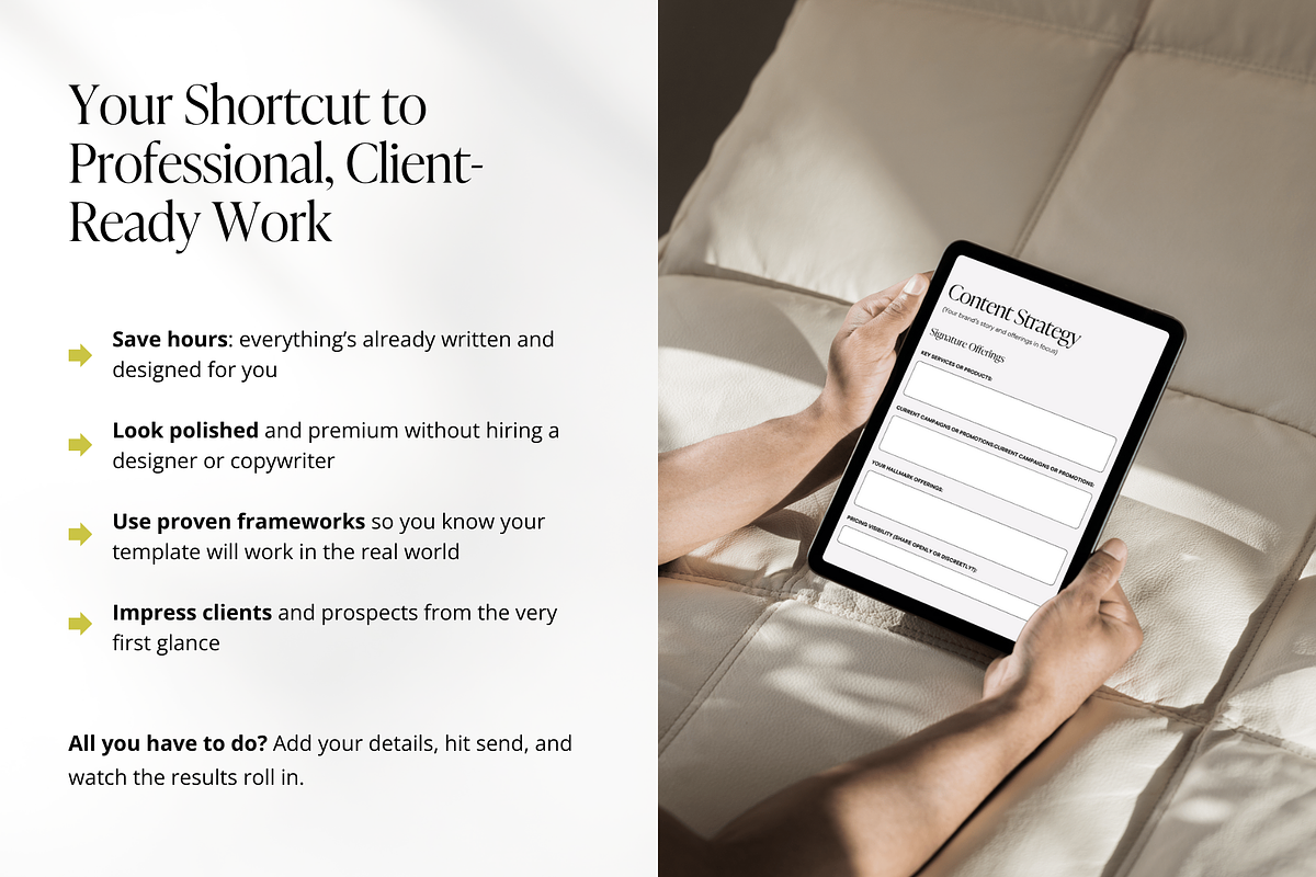 Client Intake Questionnaire Template for Social Media Managers | Editable Onboarding Form preview 5