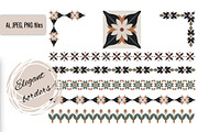 Moroccan Mixed Patern. Tile Design, a Pattern Graphic by DeMih (Thumbnail 2 of 8)