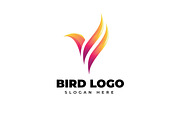 Gradient Bird Logo Design Template, a Branding & Logo Template by Artlogs x Modaldesain (Thumbnail 2 of 2)