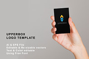 UPPERBOX Logo Template, a Branding & Logo Template by Art Zooted (Thumbnail 3 of 3)