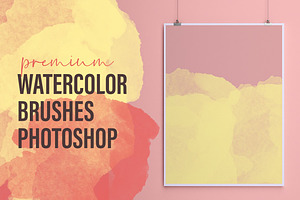 89 Watercolour Photoshop Brushes