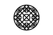 50 Geometric Mandala Vector Bundle, an Illustration by Designs_River (Thumbnail 35 of 51)