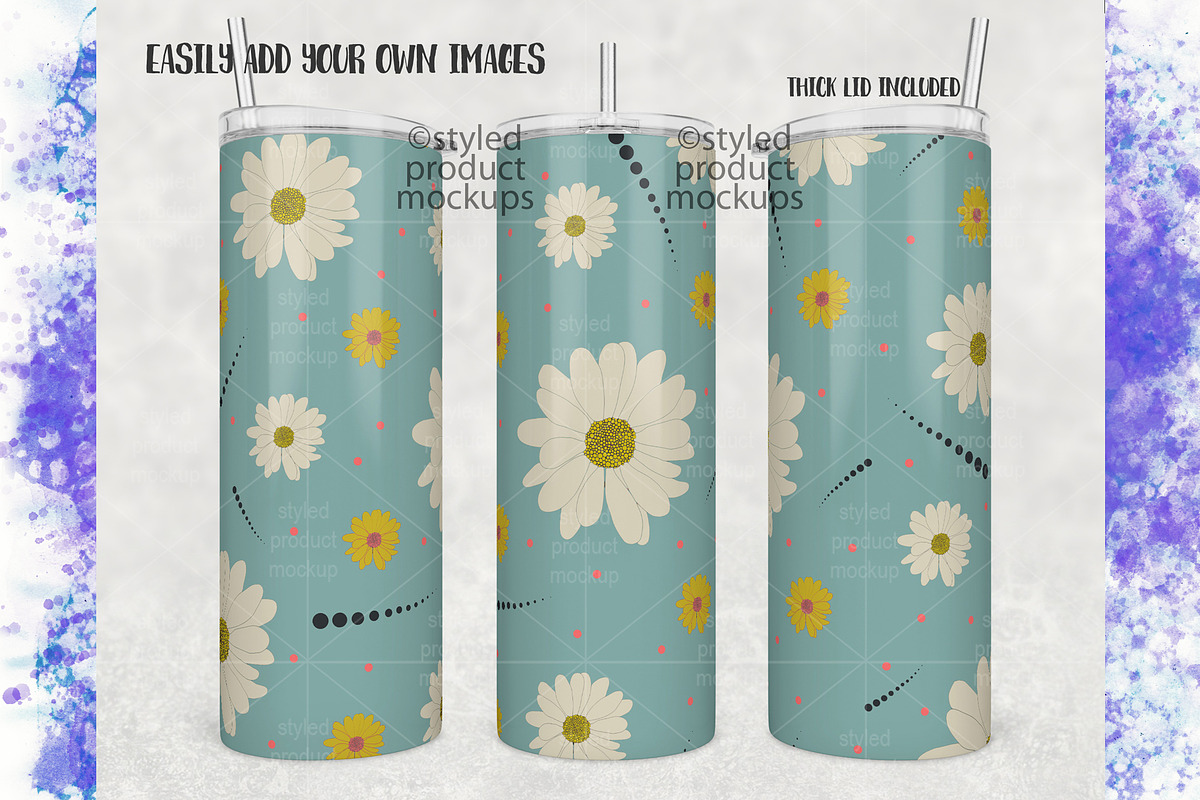 20oz skinny tumbler mockup, a Product Mockup by StyledProductMockups (Photo 2 of 5)