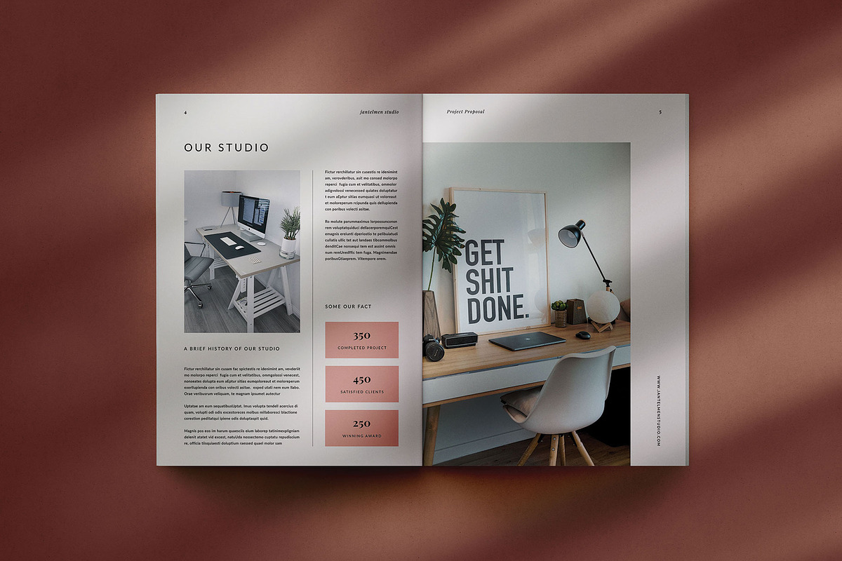 studio proposal, a Brochure Template by Occy Design