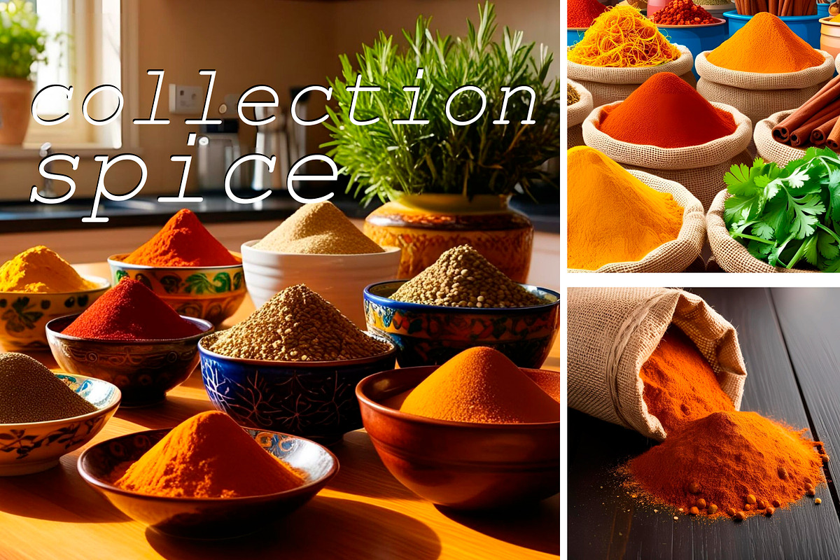 SET Indian Traditional Spices Mix, a Graphic by IrySha (Photo 1 of 11)