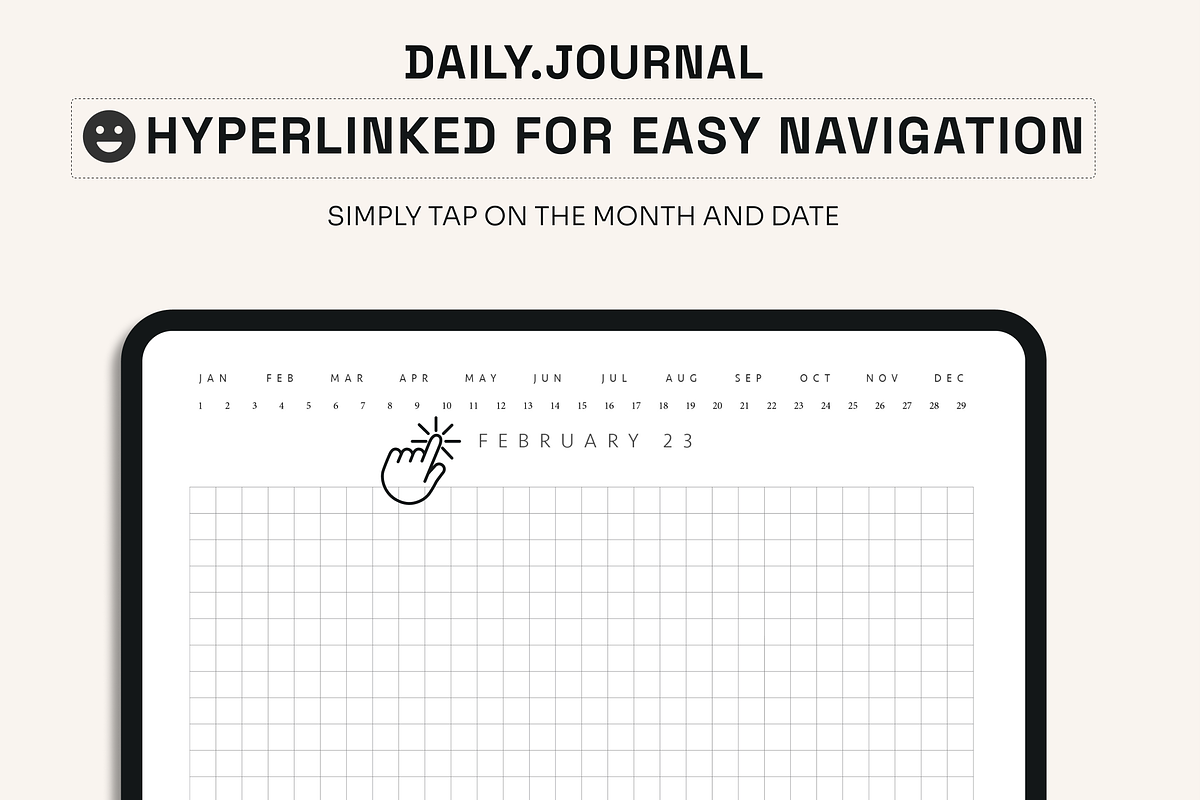 Digital Daily Journal For Goodnotes, a Presentation Template by EchoDivision (Photo 2 of 6)