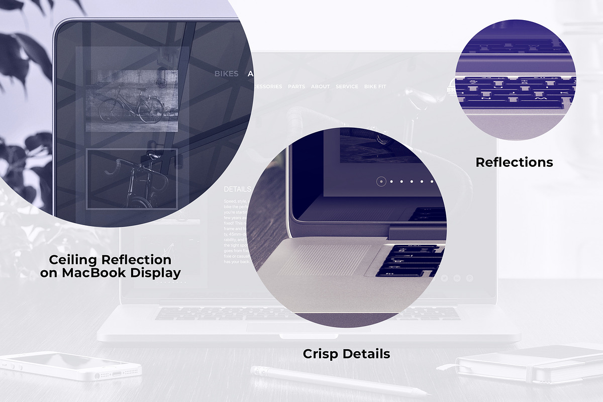 MacBook Front View Mockups, a Mac Mockup by Mockups & Illustrations (Photo 10 of 11)