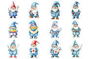 Nurse Gnomes Clipart, an Illustration by Design Market (Thumbnail 2 of 4)