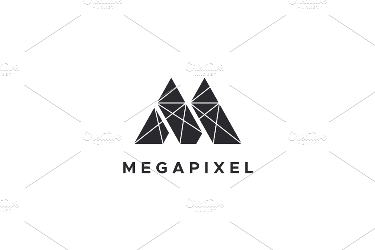 Megapixel - Letter M Logo, a Branding & Logo Template by yopie (Photo 3 of 3)