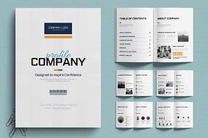 Company Profile Brochure Template, a Brochure Template by MightyDesign