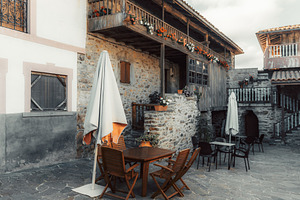 Rustic Courtyard With Balconies, an Architecture Photo by SkyNext