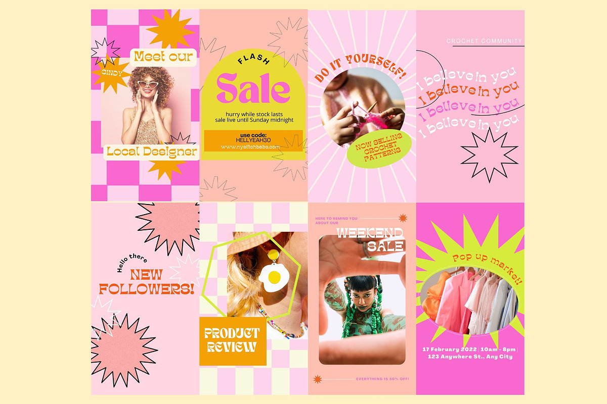 Got that vibe Instagram Canva Bundle, a Social Media Template by Hell ...