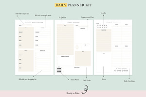 Weekly & Daily Planner - PPT Edit