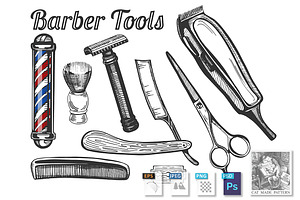 Barber Tools Set