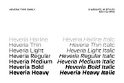 Heveria - Modern Sans Serif Family, a Sans Serif Font by Piotr Łapa (Thumbnail 2 of 12)