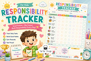 15 Kids Planners Printable Bundle, an Education Illustration by TukTuk Design (Thumbnail 3 of 17)