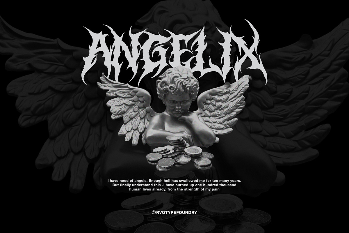 Break Gothic, a Blackletter Font by Rvq Type Foundry (Photo 3 of 6)