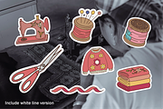 Cute Sewing Clipart Illustration, an Object Illustration by Berdansabersama (Thumbnail 4 of 7)