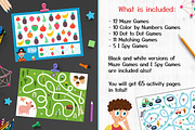 Activities for Kids: 65 in 1, an Animal Illustration by Gulnara Sabirova (Thumbnail 2 of 14)