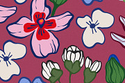 Bold Folk Naive Dark Floral Pattern, a Pattern Graphic by likorbut (Thumbnail 12 of 14)