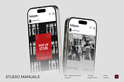 NOIR - Magazine Brochure Template, a Social Media Template by Studio Manuals (Thumbnail 3 of 8)