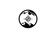 Mountain Compass Adventure Set, a Graphic by hafijul (Thumbnail 2 of 6)