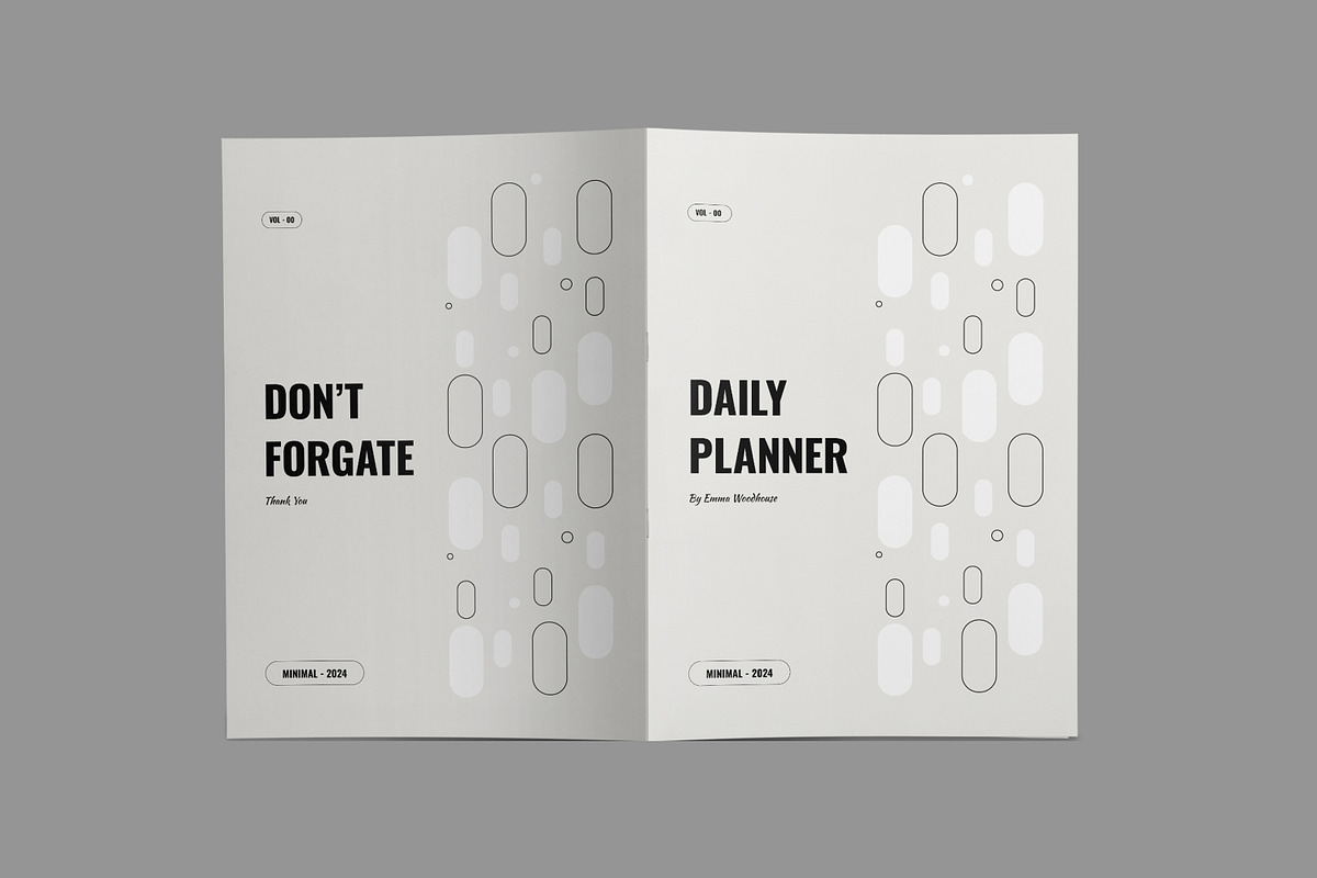 Daily planner Template, a Stationery Template by ContestDesign (Photo 3 of 3)