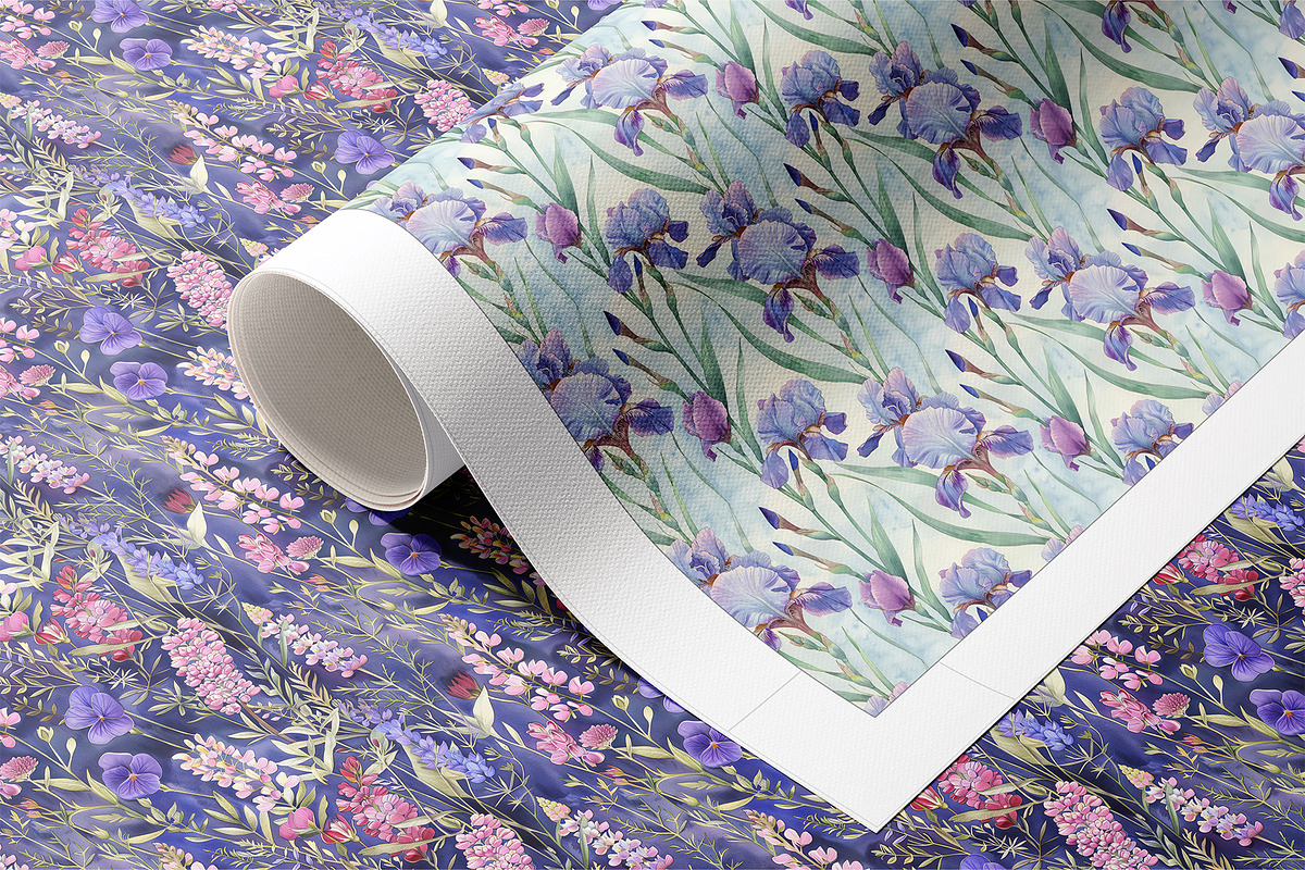 Provence Floral Patterns, a Pattern Graphic by Ninterints (Photo 11 of 22)