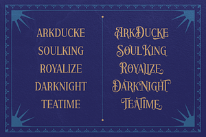 Royal Chrisnight A Vintage Font