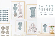 Greek Aesthetic Goddess Clip Art, an Illustration by Putnam Road Art (Thumbnail 4 of 4)
