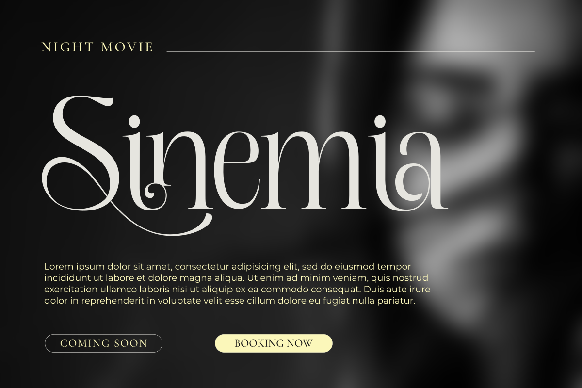 Sinvia, a Serif Font by saemoon creative (Photo 3 of 15)