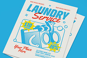 Laundry Service Flyer, a Flyer Template by graphicook (Thumbnail 2 of 3)