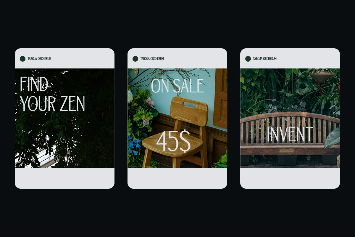 TBJ Orcherum Unique Ligatures Sans, a Font by Taboja Studio (Photo 15 of 21)