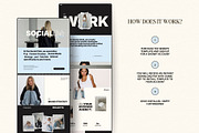 Modern Showit Template for creatives, a Landing Page Template by Row Creative (Thumbnail 2 of 10)