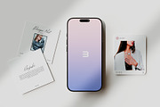 Instagram Post & Stories Mockup, an iPhone Mockup by Pixel_Vision_Store (Thumbnail 2 of 4)