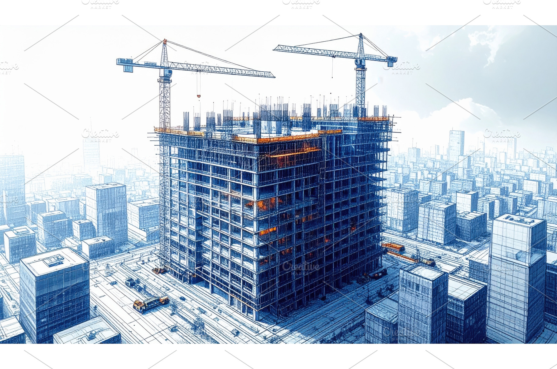 Detailed technical drawing, an Industrial Photo by Igor Tichonow