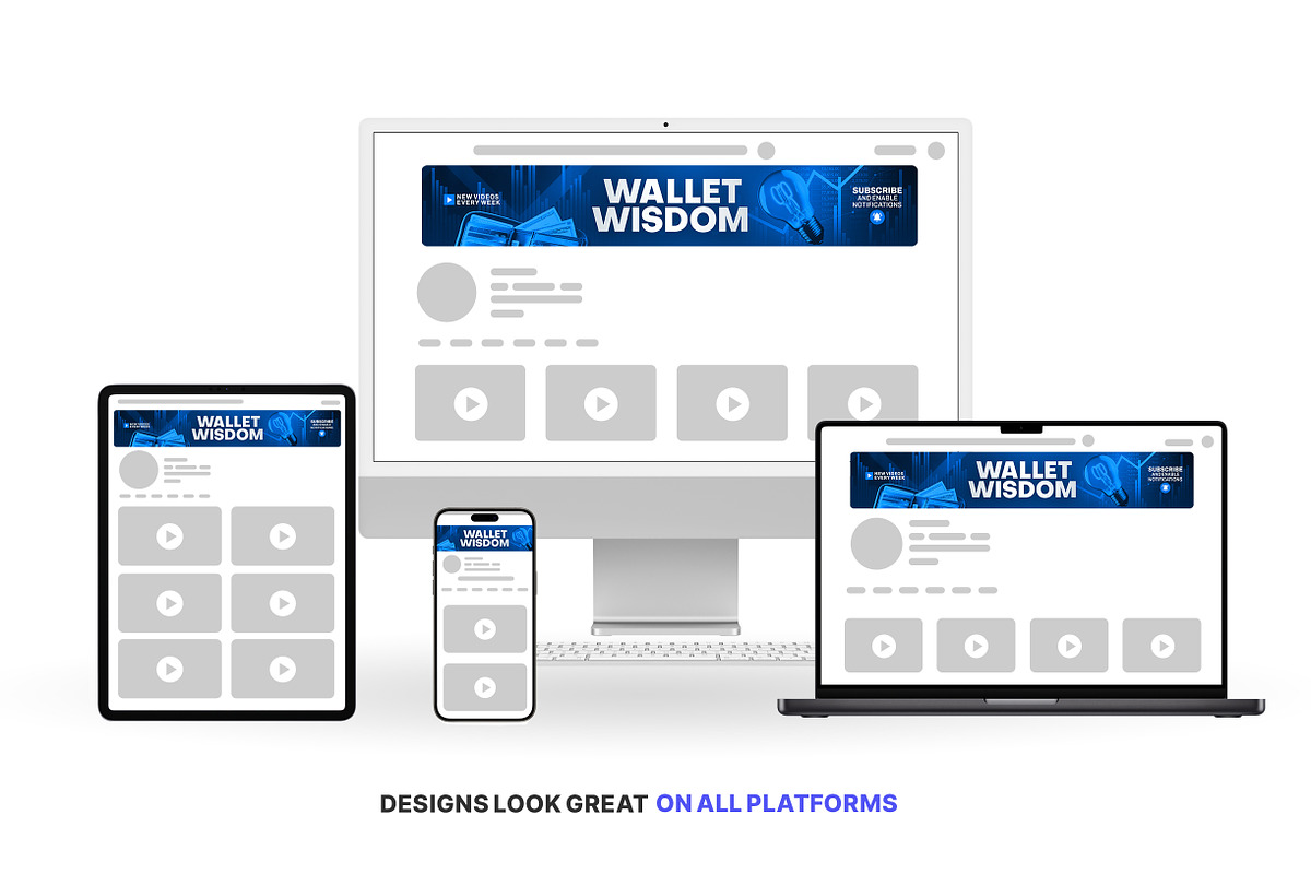 Business YouTube Banner Bundle Pack, a Social Media Template by Vaughn Studios (Photo 5 of 7)